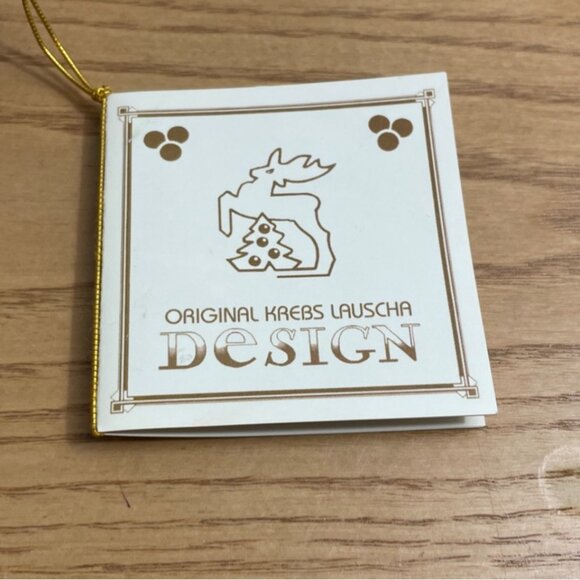 Krebs Glas Lauscha Nutcracker Christmas Ornament Handcrafted Glass 1990s Germany - Picture 6 of 12